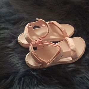light pink tevas